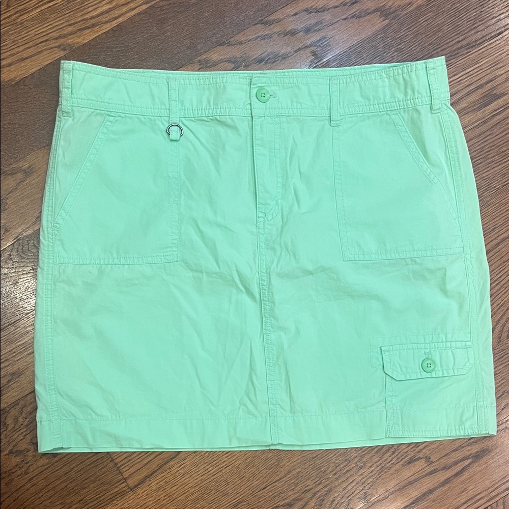 G.H. Bass & Co. Light Green Cotton Skirt